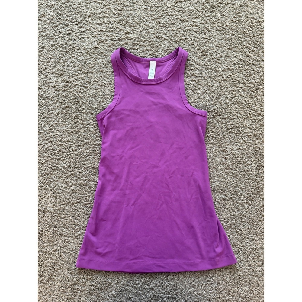 Lululemon Align Hip-Length Racerback Tank Top Vivid Plum Womens Size 2